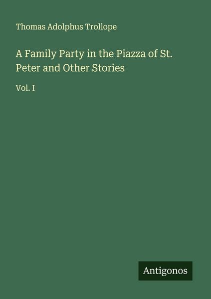 Produktbild: A Family Party in the Piazza of St. Peter and Other Stories