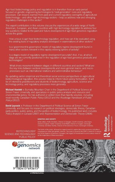 Produktbild: Regulating Next Generation Agri-Food Biotechnologies