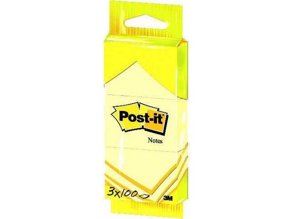 Produktbild: Post-it&reg; Notes gelb 653, 3er Pack