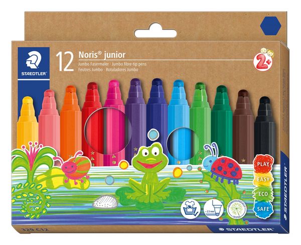Produktbild: STAEDTLER Noris junior 329 Fasermaler, 329 C12