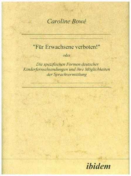 Produktbild: F&uuml;r Erwachsene verboten!