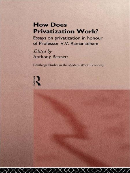 Produktbild: How Does Privatization Work?