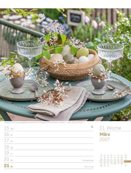 Produktbild: Gartengl&uuml;ck Wochenplaner Kalender 2027
