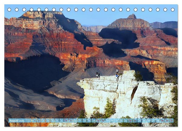 Produktbild: Grand Canyon National Park (Desk Calendar 2026 DIN A5 landscape), CALVENDO 12 Month DeskCalendar