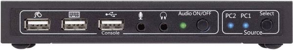 Produktbild: SpeaKa Professional 2 Port KVM-Umschalter HDMI USB 1920 x 1080 Pixel, 3840 x 2160 Pixel