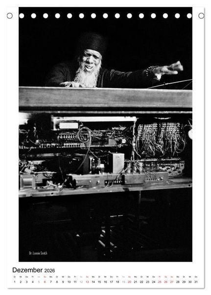 Produktbild: Jazzmaster (Tischkalender 2026 DIN A5 hoch), CALVENDO Monatskalender