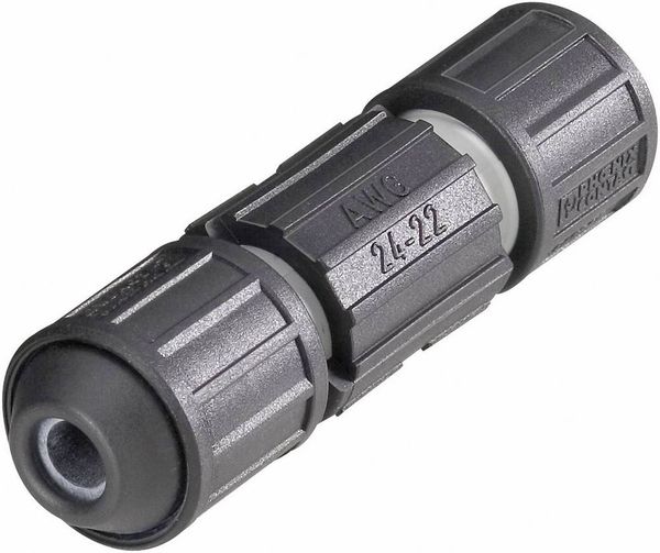 Produktbild: Phoenix Contact 1641879 Rundstecker Leitungsverbinder Gesamtpolzahl: 4 Serie (Rundsteckverbinder): QUICKON 1 St.