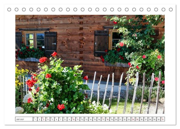 Produktbild: Oberstdorf zu allen Jahreszeiten (Tischkalender 2027 DIN A5 quer), CALVENDO Monatskalender