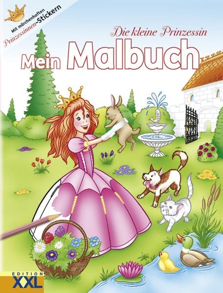 Die kleine Prinzessin - Mein Malbuch, Set von Sammüller,Epes, Edition XXL, 978-3-89736-521-6