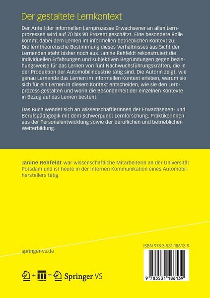 Produktbild: Der gestaltete Lernkontext