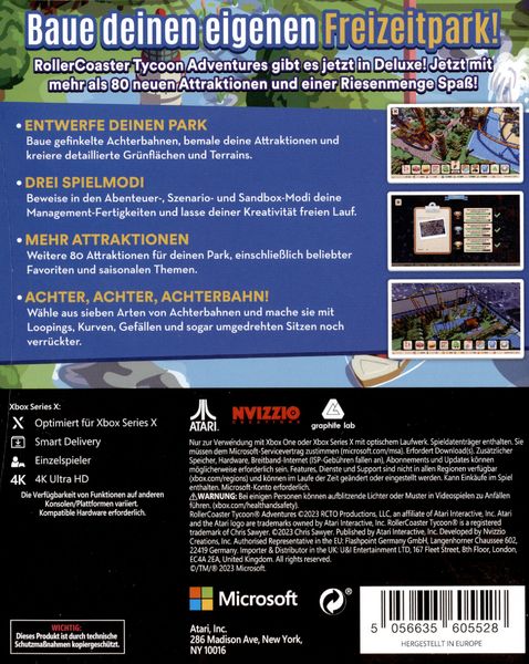 Produktbild: RollerCoaster Tycoon Adventures Deluxe