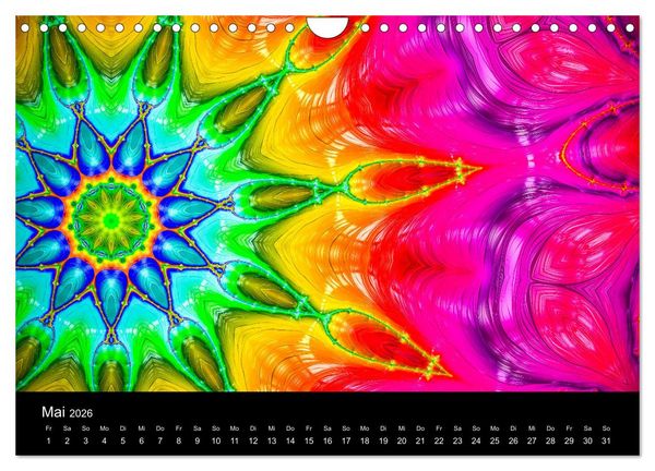 Produktbild: mandala-art (Wandkalender 2026 DIN A4 quer), CALVENDO Monatskalender
