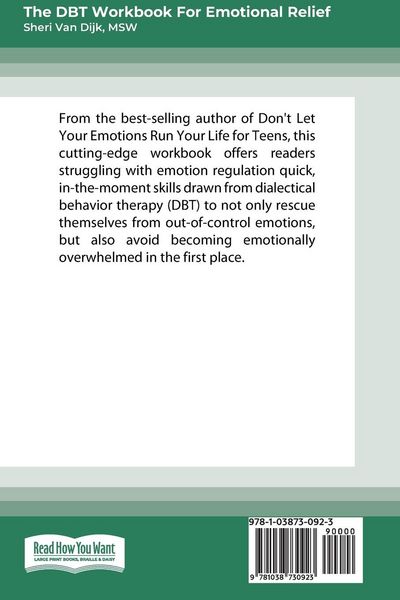 Produktbild: The DBT Workbook for Emotional Relief