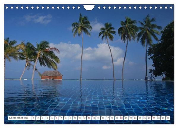 Produktbild: Malediven - Traumstr&auml;nde im Paradies (Wandkalender 2026 DIN A4 quer), CALVENDO Monatskalender