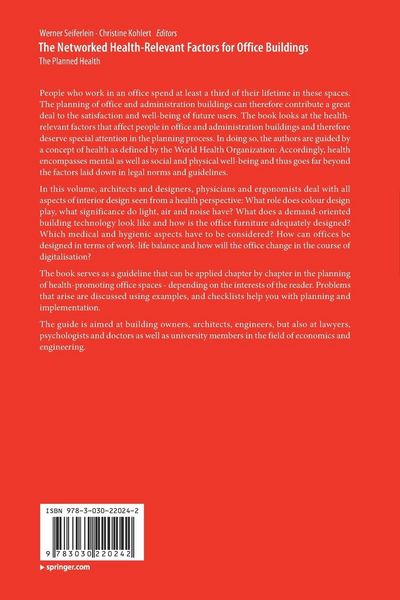 Produktbild: The Networked Health-Relevant Factors for Office Buildings