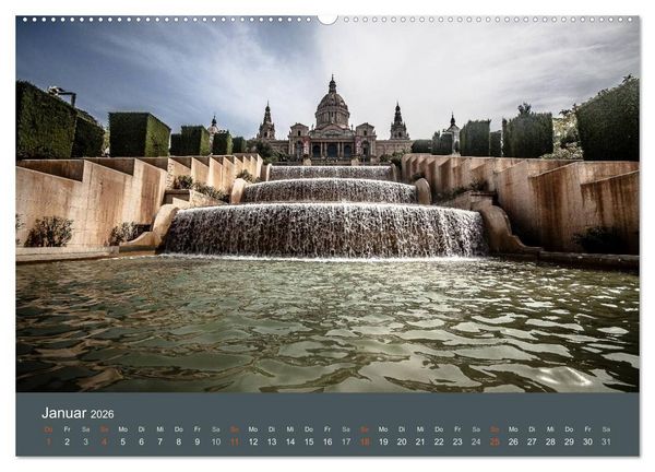Produktbild: Barcelona - Faszinierende Architektur (Wandkalender 2026 DIN A2 quer), CALVENDO Monatskalender