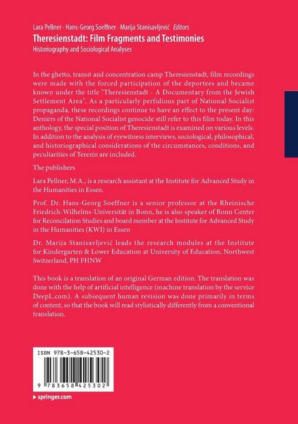 Produktbild: Theresienstadt: Film Fragments and Testimonies