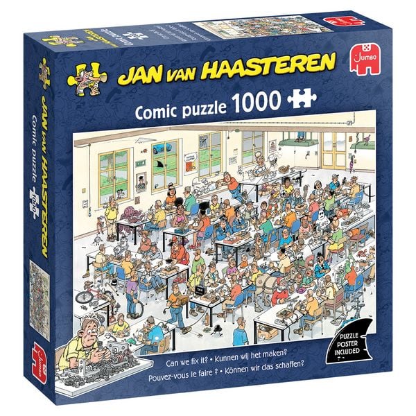 Produktbild: Jan van Haasteren - K&ouml;nnen wir das schaffen? Puzzle 1000 Teile