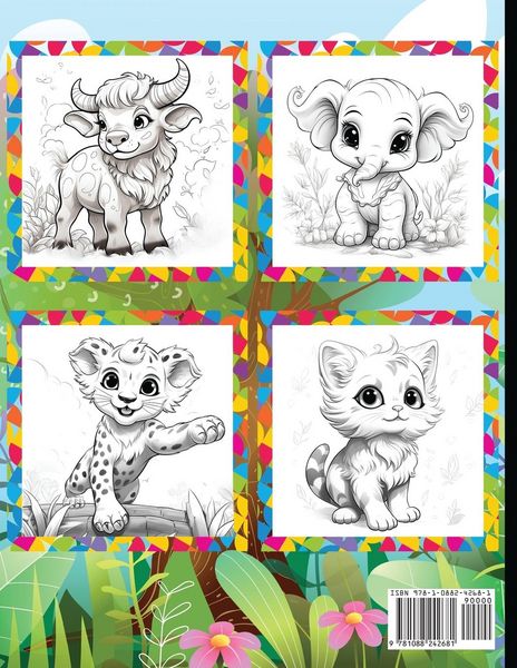 Produktbild: Coloring Book for Toddlers - Coloring Books for Kids with Cute Designs - Toddler Coloring Book for Kindergarteners, Preschoolers - Fun and Easy Colori