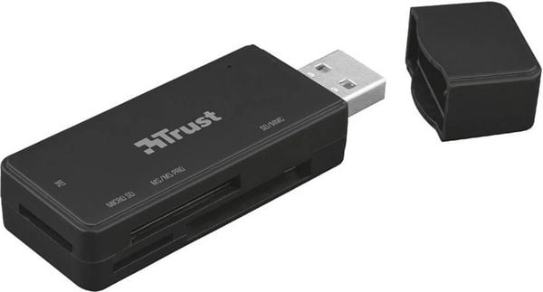 Trust Nanga USB 3.1 Externer Speicherkartenleser USB 2.0 Schwarz