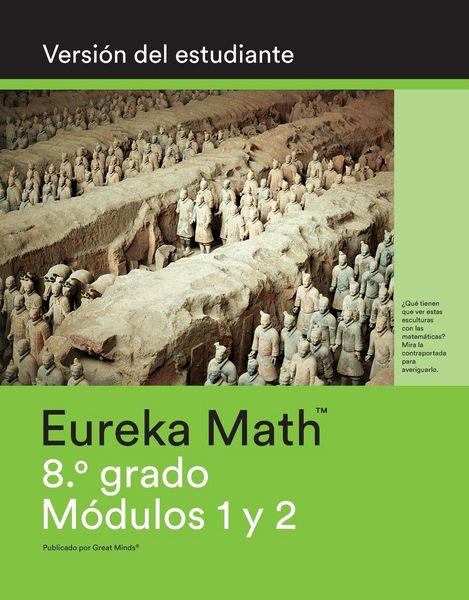 Produktbild: Spanish - Eureka Math - Grade 8 Student Edition Book #1 (Modules 1 & 2)