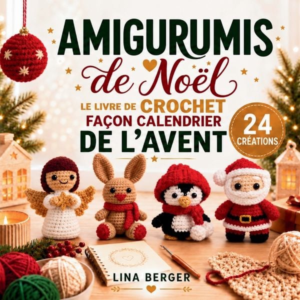 Produktbild: Amigurumis de No&euml;l - Le livre de crochet fa&ccedil;on calendrier de l'Avent