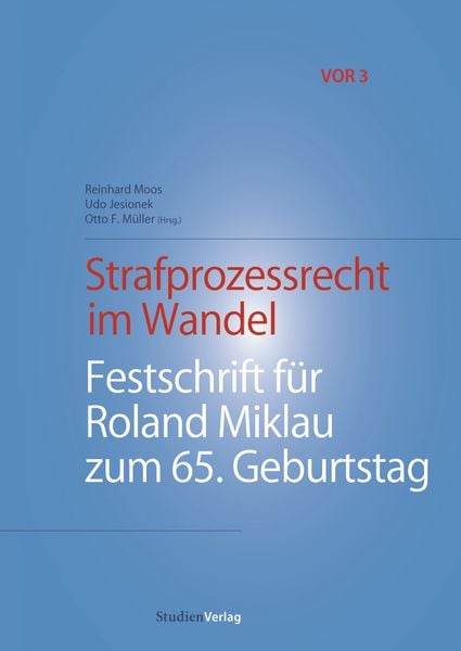 Produktbild: Strafprozessrecht im Wandel