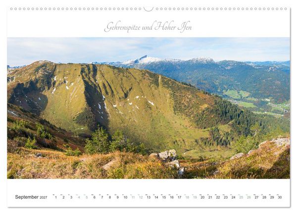 Produktbild: Wanderlust Oberstdorf (hochwertiger Premium Wandkalender 2027 DIN A2 quer), Kunstdruck in Hochglanz