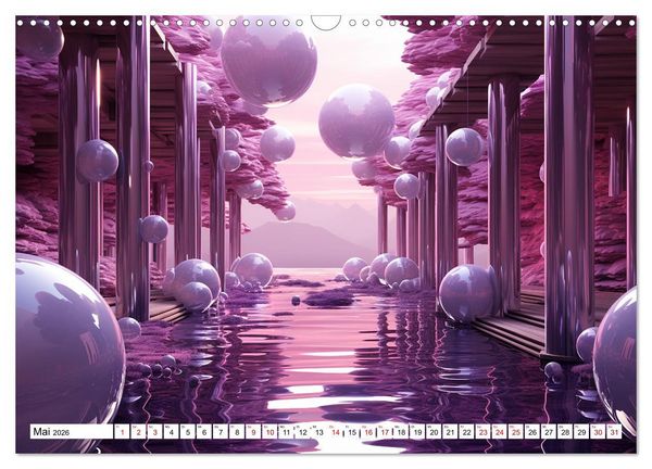 Produktbild: Illusionen aus Farben und Formen (Wandkalender 2026 DIN A3 quer), CALVENDO Monatskalender
