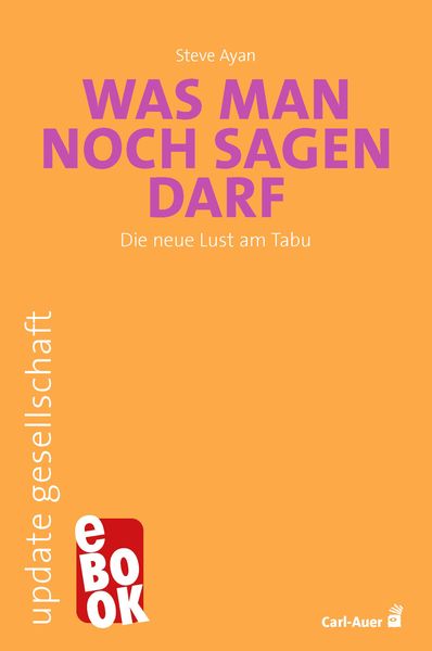 Produktbild: Was man noch sagen darf