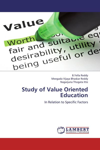 Produktbild: Study of Value Oriented Education