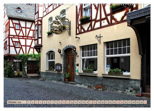 Produktbild: Bacharach - Sehenswerter Ort am Mittelrhein (Wandkalender 2026 DIN A2 quer), CALVENDO Monatskalender