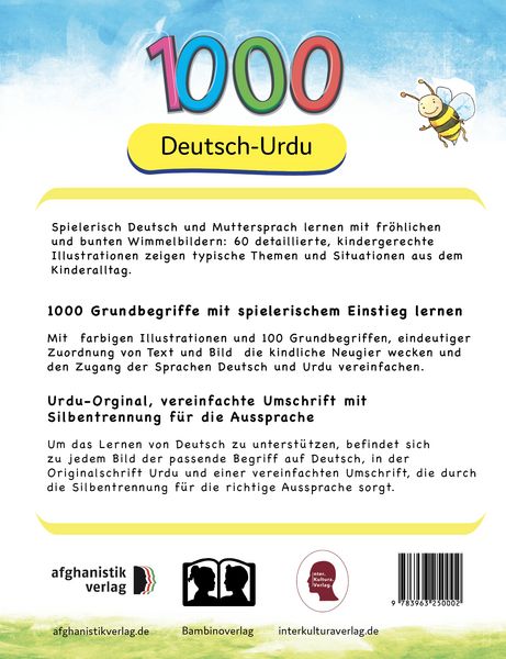 Produktbild: Interkultura Meine ersten 1000 W&ouml;rter Bildw&ouml;rterbuch Deutsch-Urdu