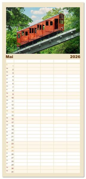 Produktbild: Familienplaner 2026 - Heidelberg im Fokus mit 5 Spalten (Wandkalender, 21 x 45 cm) CALVENDO