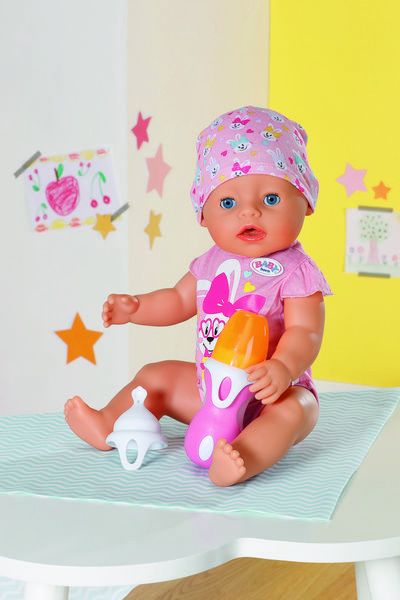 Produktbild: BABY born Interactive Flasche und L&ouml;ffel 43cm