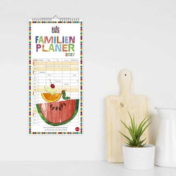 Produktbild: Die kleine Raupe Nimmersatt Familienplaner 2027