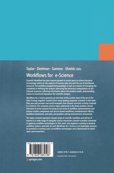 Produktbild: Workflows for e-Science