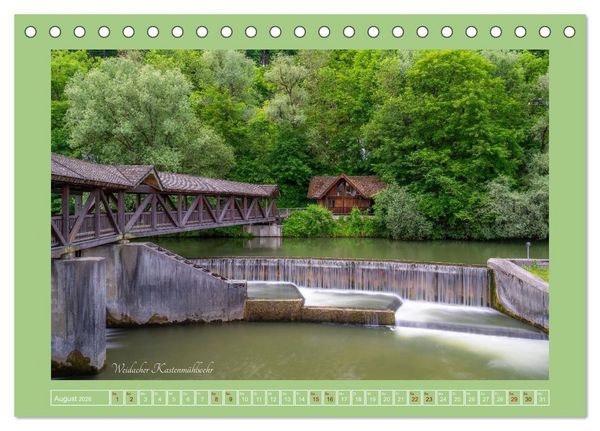 Produktbild: Fl&ouml;&szlig;erstadt Wolfratshausen (Tischkalender 2026 DIN A5 quer), CALVENDO Monatskalender