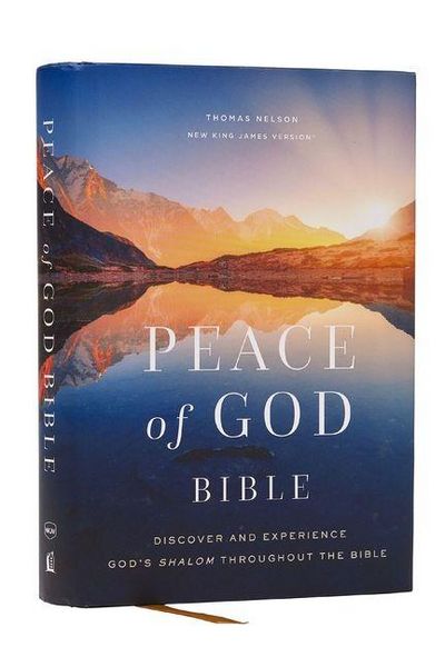 Produktbild: Peace of God Bible: Discover and Experience God's Shalom Throughout the Bible (NKJV, Hardcover, Red Letter, Comfort Print)
