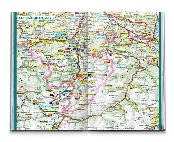 Produktbild: KOMPASS Wanderf&uuml;hrer Allg&auml;u, Allg&auml;uer Alpen, 60 Touren mit Extra-Tourenkarte
