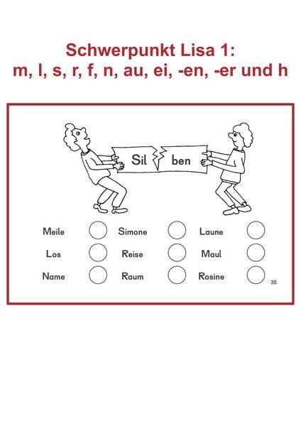 Produktbild: Lesen mit Lisa - Heft 1