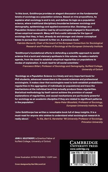Produktbild: Sociology as a Population Science