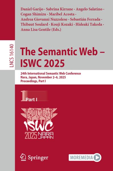 Produktbild: The Semantic Web &ndash; ISWC 2025