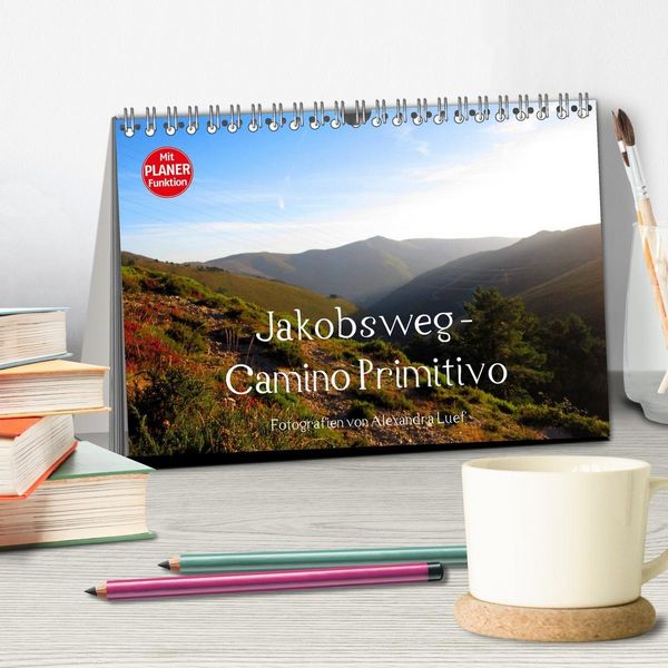 Produktbild: Jakobsweg - Camino Primitivo (Tischkalender 2027 DIN A5 quer), CALVENDO Monatskalender