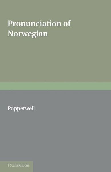 Produktbild: The Pronunciation of Norwegian