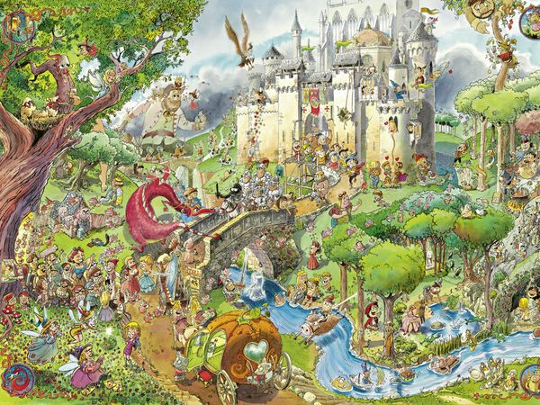 Produktbild: Fairy tales triangular 1500 pi&egrave;ces