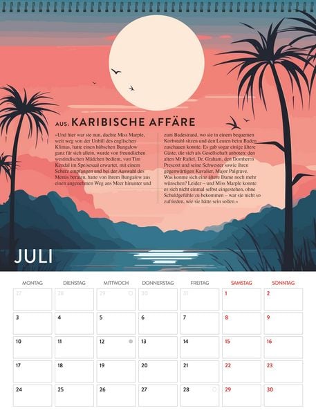 Produktbild: Agatha Christie Kalender 2027