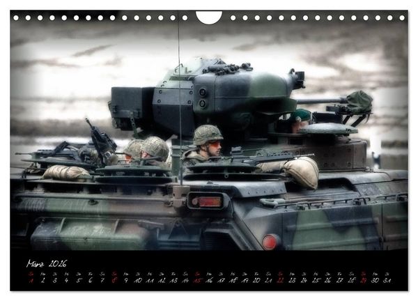 Produktbild: Sch&uuml;tzenpanzer Marder (Wandkalender 2026 DIN A4 quer), CALVENDO Monatskalender