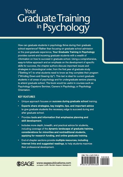 Produktbild: Your Graduate Training in Psychology