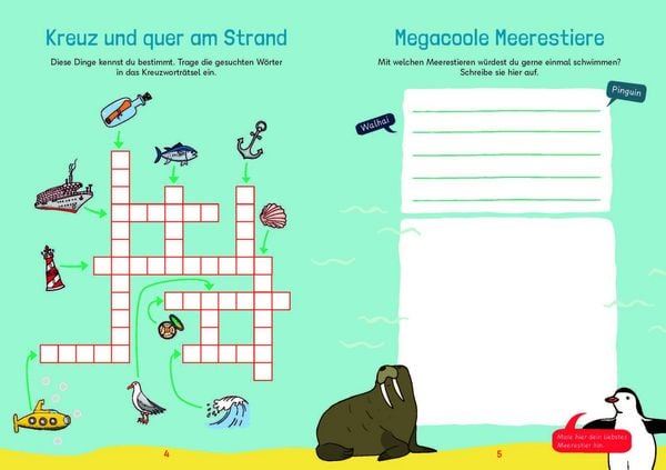 Produktbild: Mein megacooles R&auml;tselbuch - Lesen | Schreiben | Spa&szlig; mit W&ouml;rtern - ab 8 Jahren - Band 2